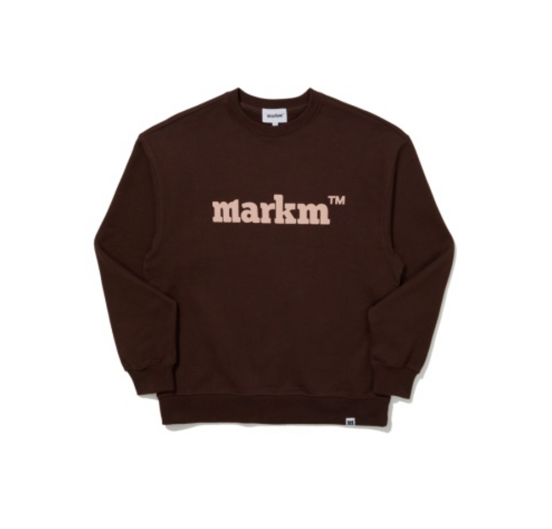 韓國 Markm Basic Logo Crewneck Sweatshirt【MA299】