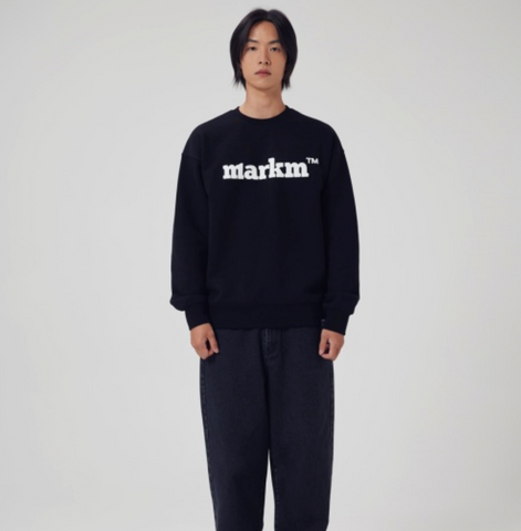 韓國 Markm Basic Logo Crewneck Sweatshirt【MA299】