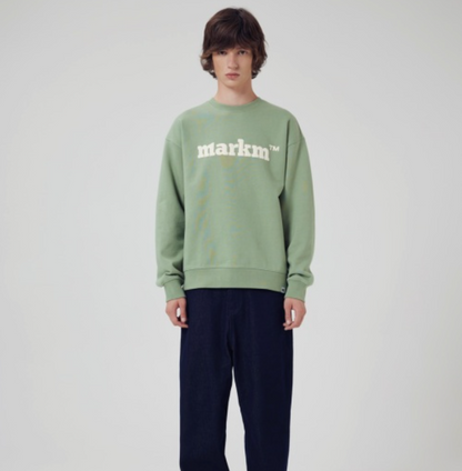 韓國 Markm Basic Logo Crewneck Sweatshirt【MA299】