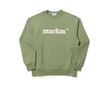 韓國 Markm Basic Logo Crewneck Sweatshirt【MA299】