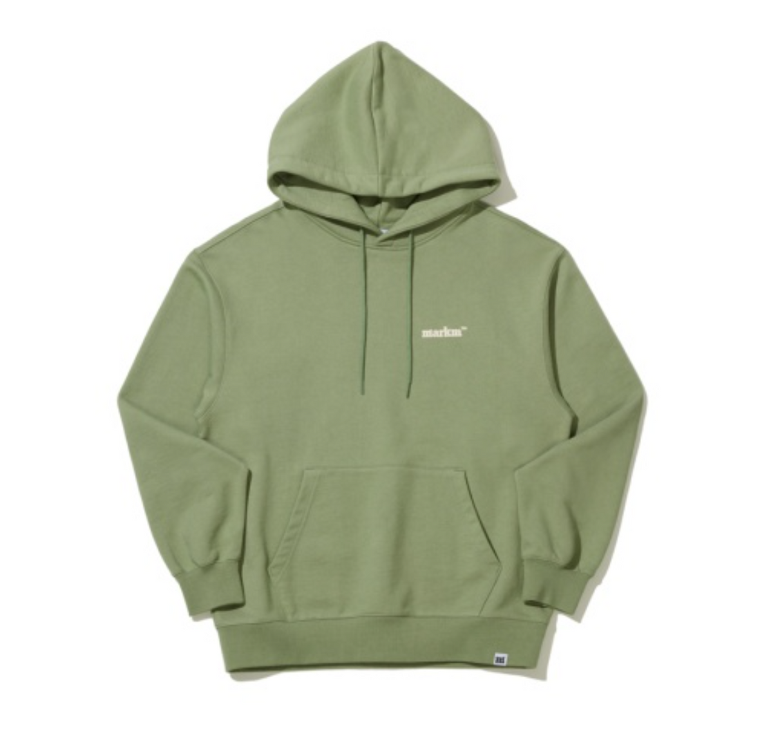 韓國 Markm Basic Small Logo Pullover Hoodie【MA301】