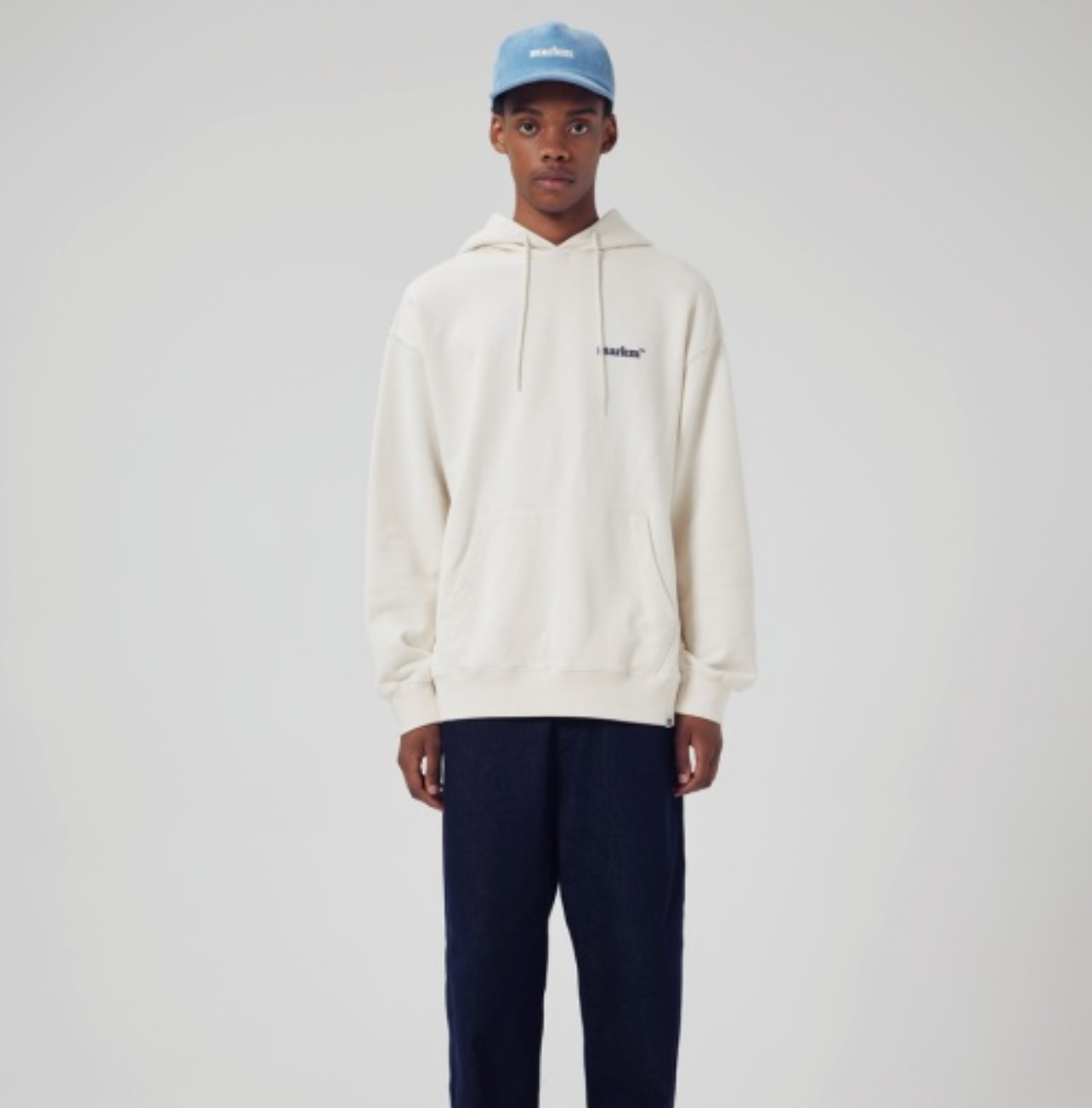 韓國 Markm Basic Small Logo Pullover Hoodie【MA301】