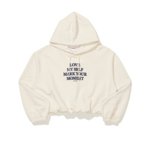 韓國 Markm Women's Winter Crop Hoodie【MA302】