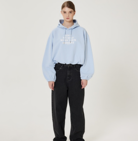 韓國 Markm Women's Winter Crop Hoodie【MA302】