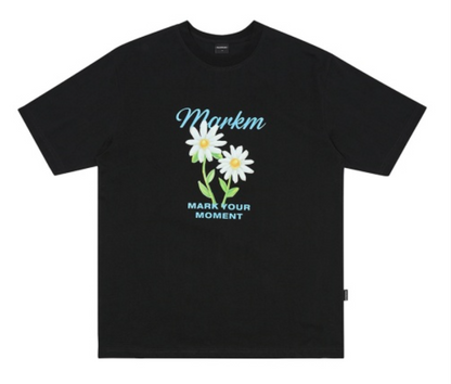 韓國 Markm Flower Graphic T-Shirt【MA306】