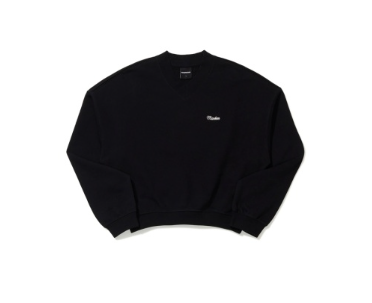韓國 Markm Women's V-Neck Crop Sweatshirt【MA311】