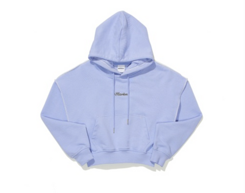 韓國 Markm Women's Stitched Crop Hoodie【MA315】