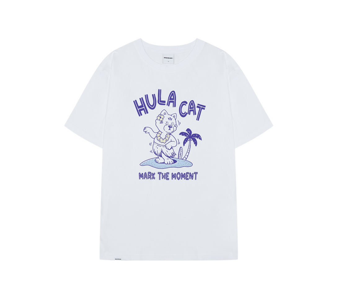 韓國 Markm Hula Cat Summer T-Shirt【MA319】