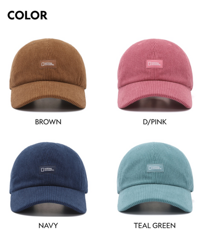 韓國 National Geographic Corduroy Ball Cap【NG015】
