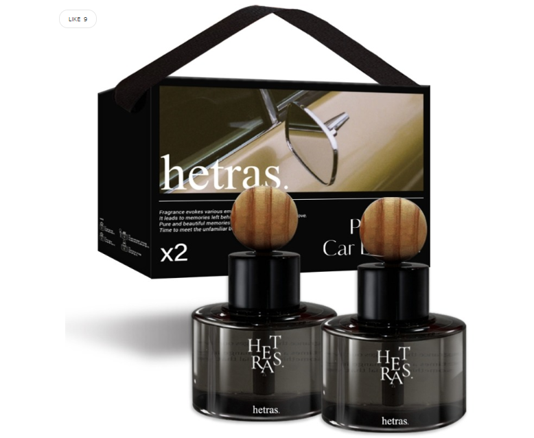 Hetras Premium Car Diffuser 2EA 77ml (一套兩支）【SM082】