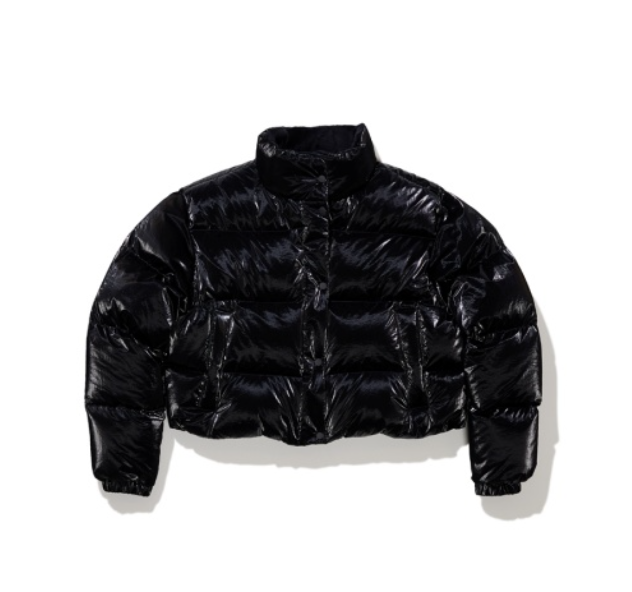 韓國 Markm Women's High-Gloss Crop Puffer Duck Down Jumper【MA330】
