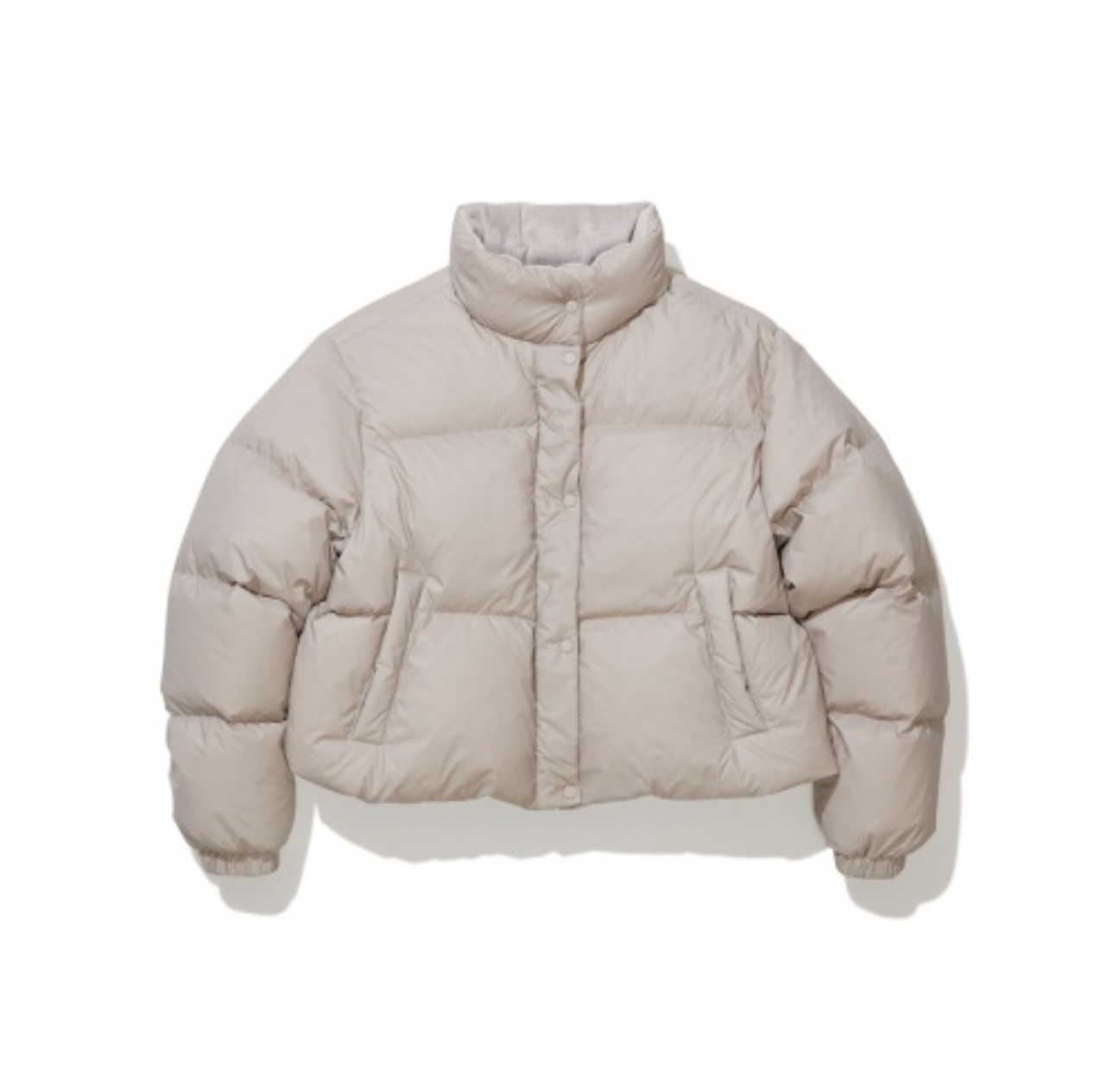 韓國 Markm Women's High-Gloss Crop Puffer Duck Down Jumper【MA330】