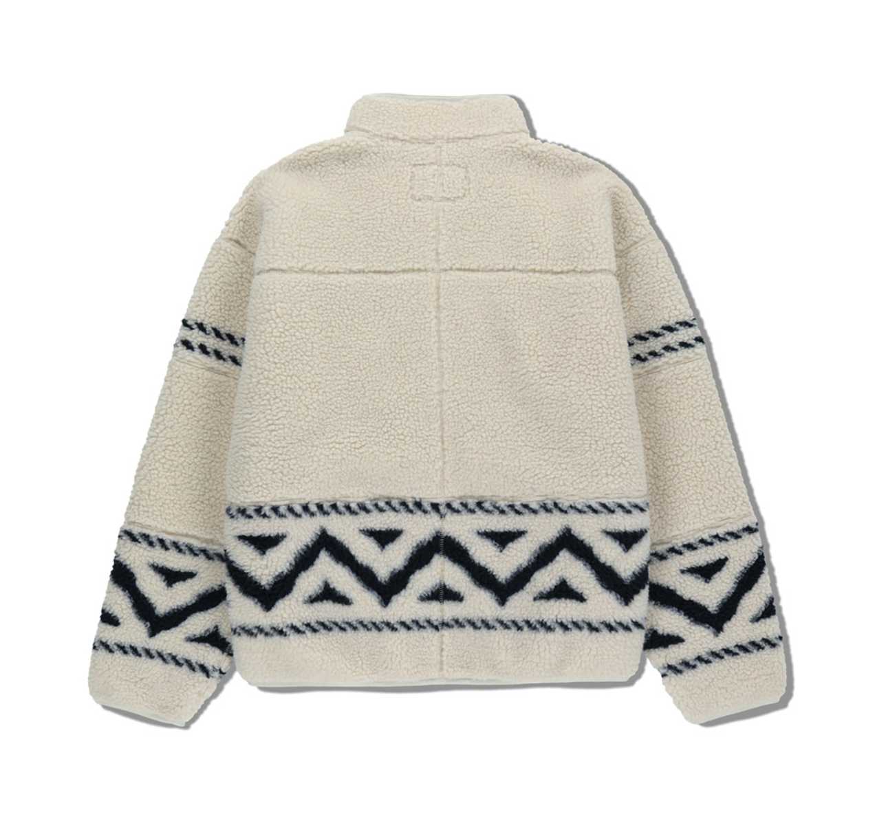 韓國 Marithe Francois Girbaud ETHNIC PATTERN FLEECE JACKET【MF736】