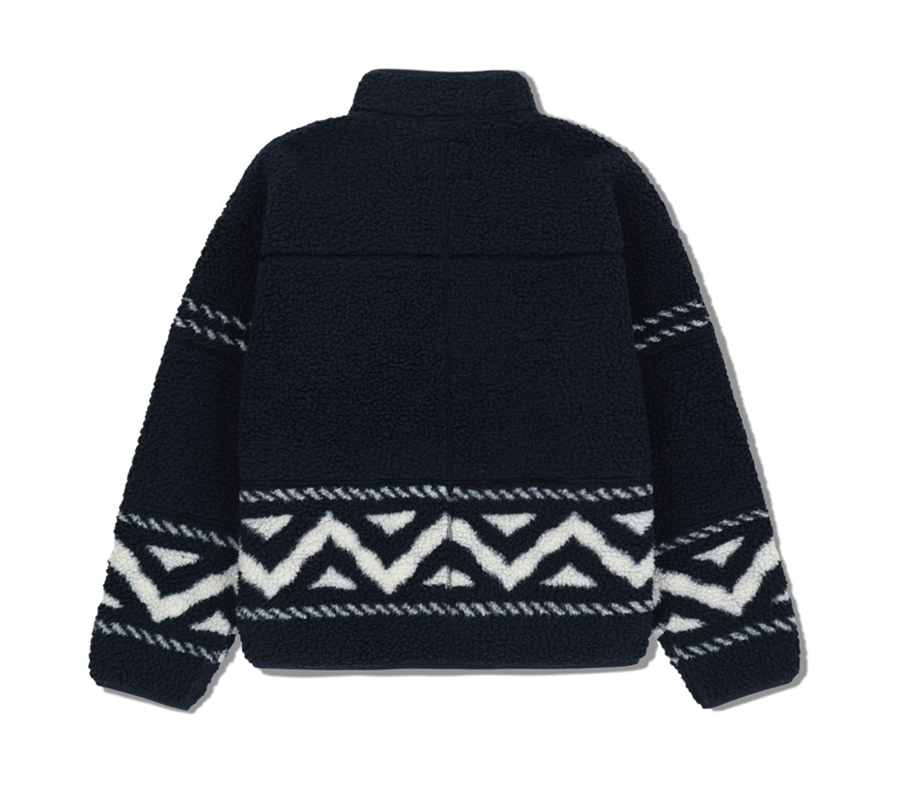 韓國 Marithe Francois Girbaud ETHNIC PATTERN FLEECE JACKET【MF736】