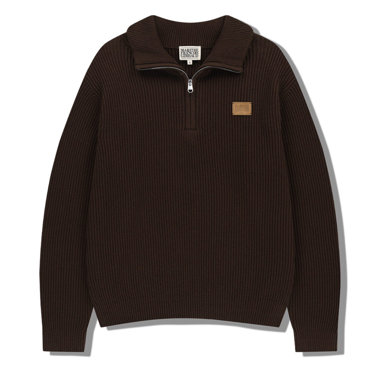 韓國 Marithe Francois Girbaud HALF NECK ZIPUP KNIT【MF737】