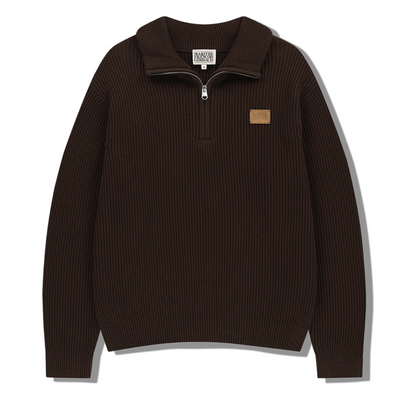 韓國 Marithe Francois Girbaud HALF NECK ZIPUP KNIT【MF737】