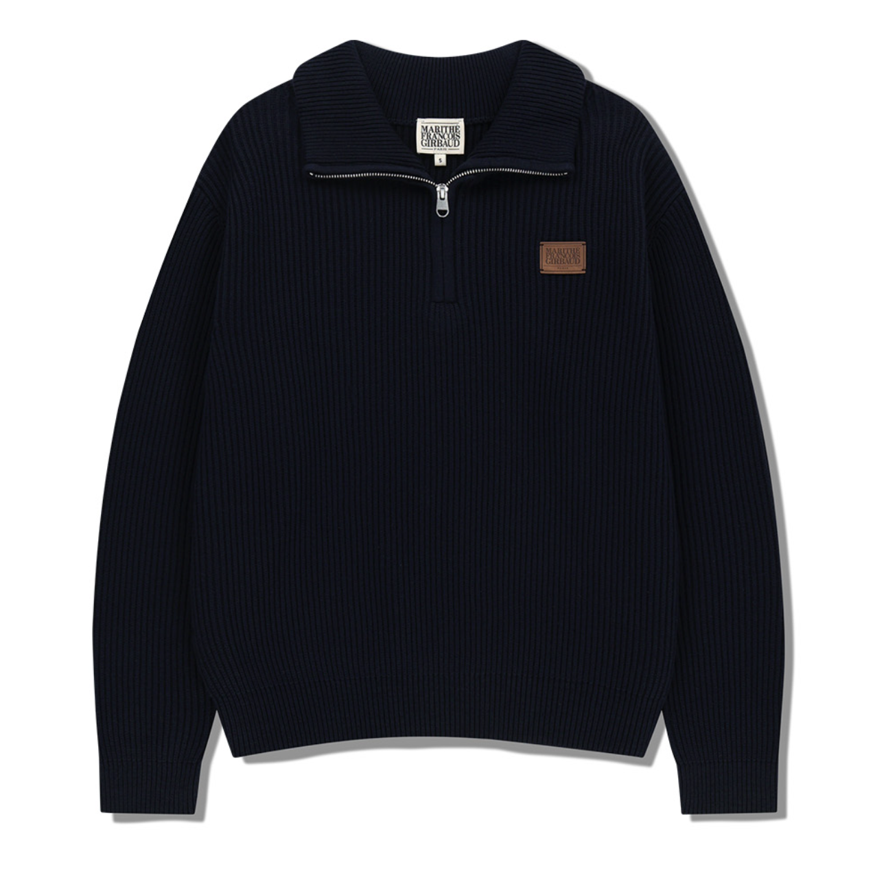 韓國 Marithe Francois Girbaud HALF NECK ZIPUP KNIT【MF737】