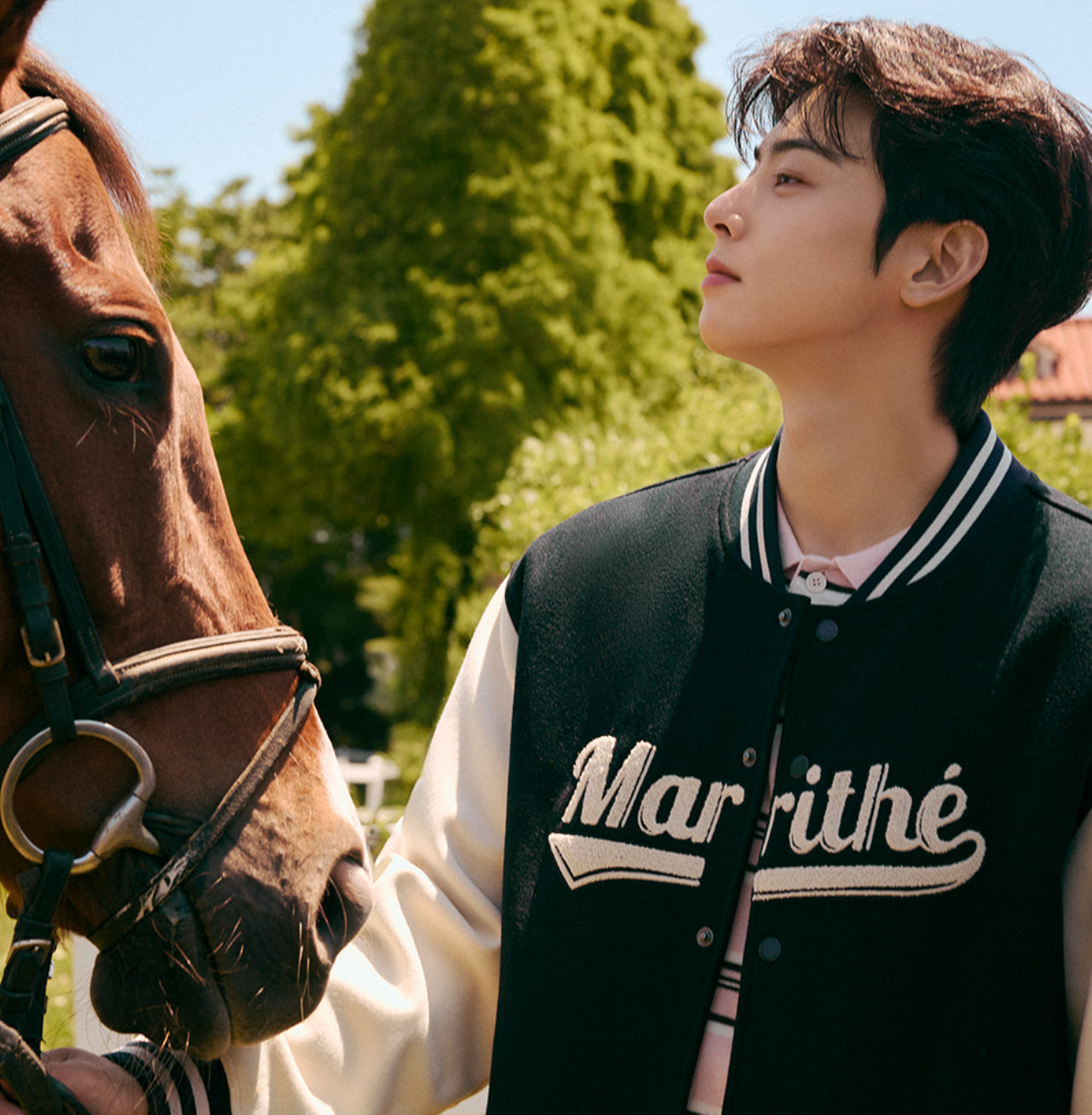 韓國 Marithe Francois Girbaud WOOL VARSITY JACKET【MF738】