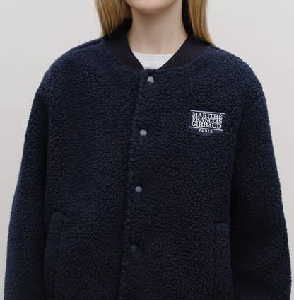 韓國 Marithe Francois Girbaud FLEECE VARSITY JACKET【MF740】