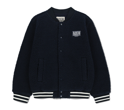 韓國 Marithe Francois Girbaud FLEECE VARSITY JACKET【MF740】