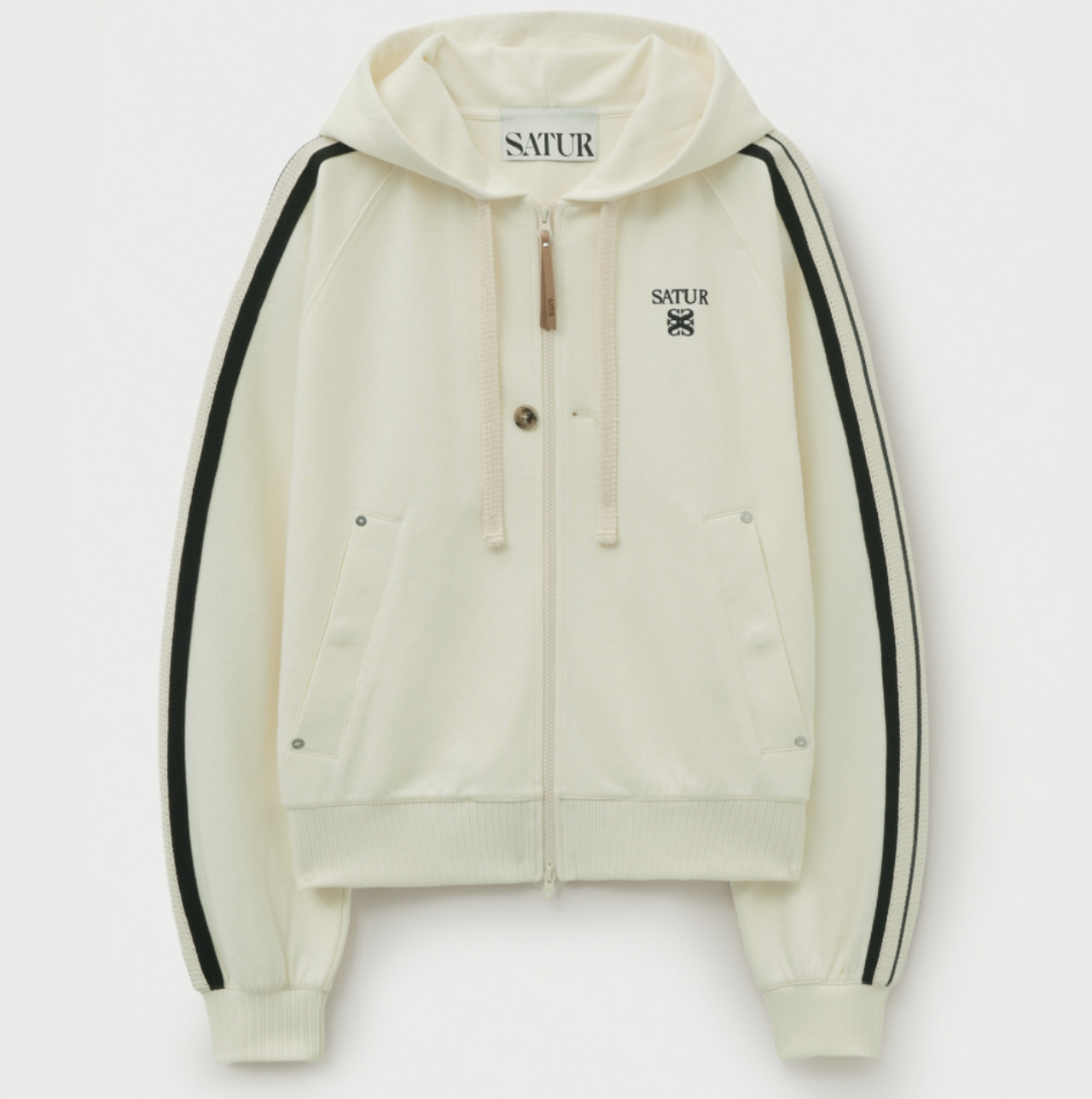 韓國 Satur Lawton Loose Fit Hooded Zip-Up【SR129】
