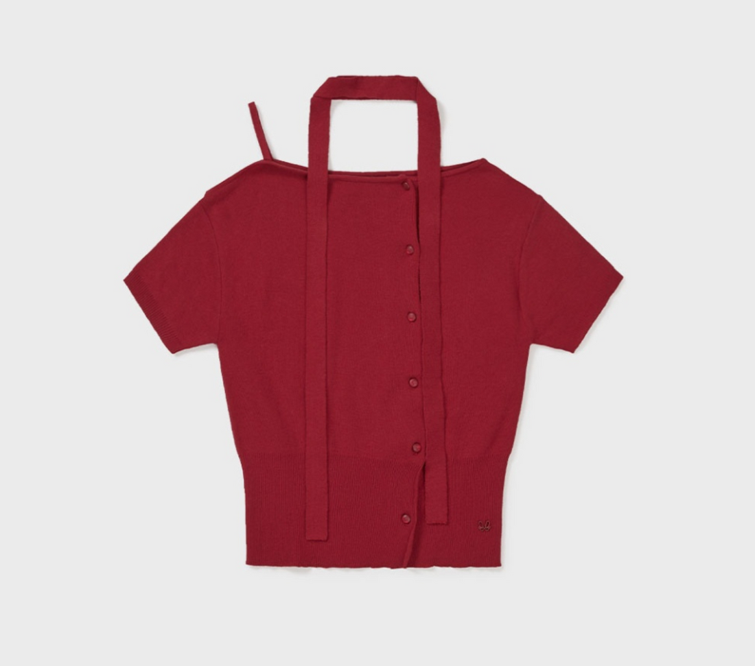 韓國 Mmlg OFF SHOULDER KNIT CARDIGAN【ML011】