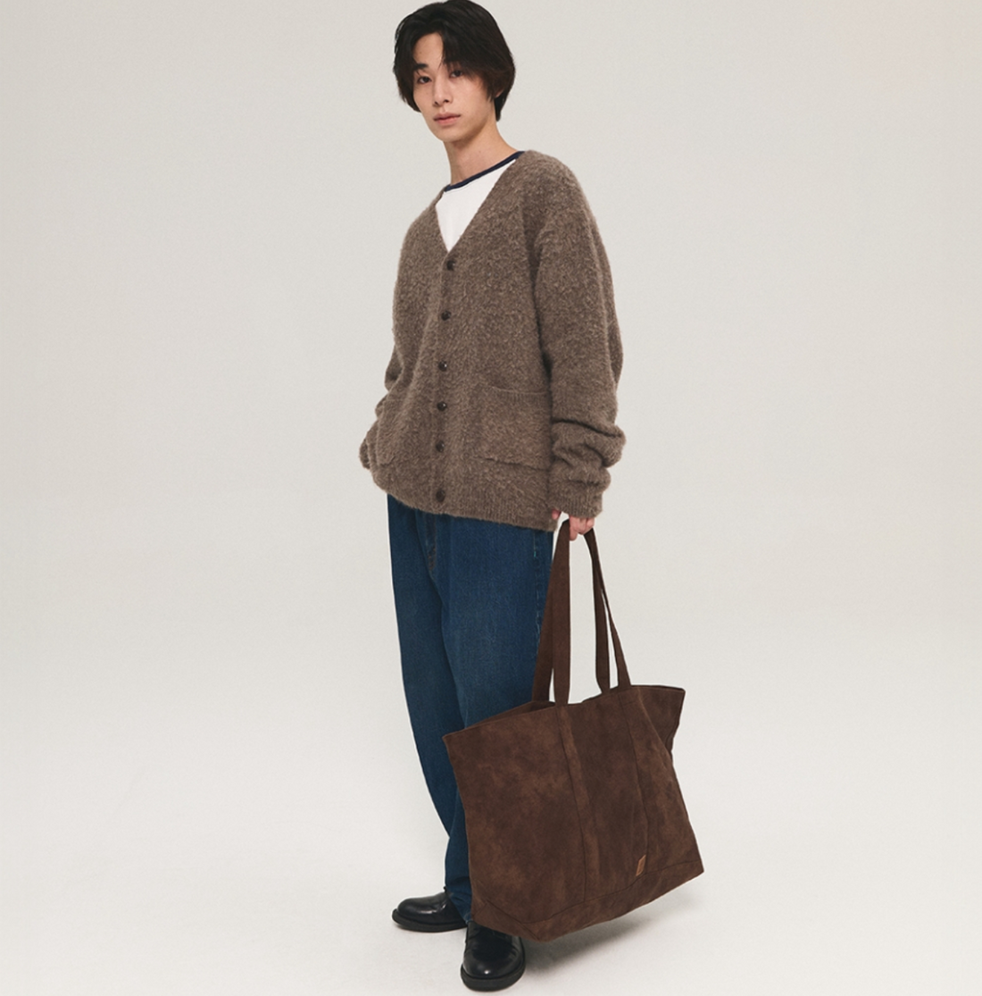 韓國 Mmlg IN HOUSE SUEDE TOTE BAG【ML043】