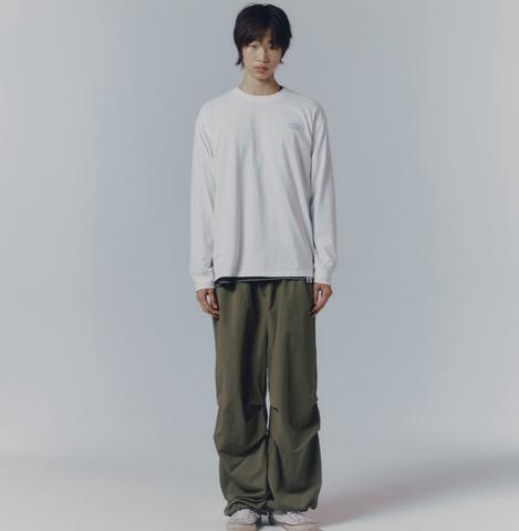 韓國 Mmlg NYLON WIDE PANTS【ML055】