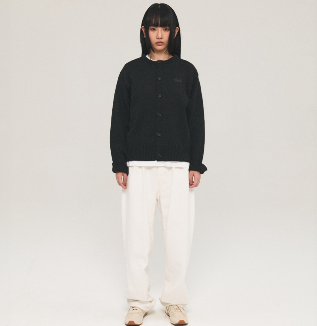 韓國 Mmlg ESSENTIAL ROUND NECK CARDIGAN【ML082】
