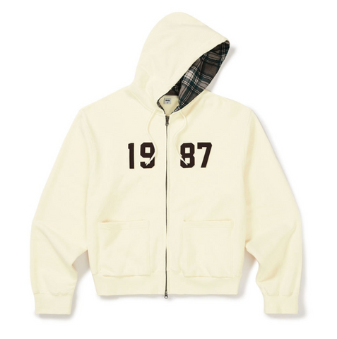 韓國 Mmlg CHECK PATTERN HOOD ZIPUP【ML084】