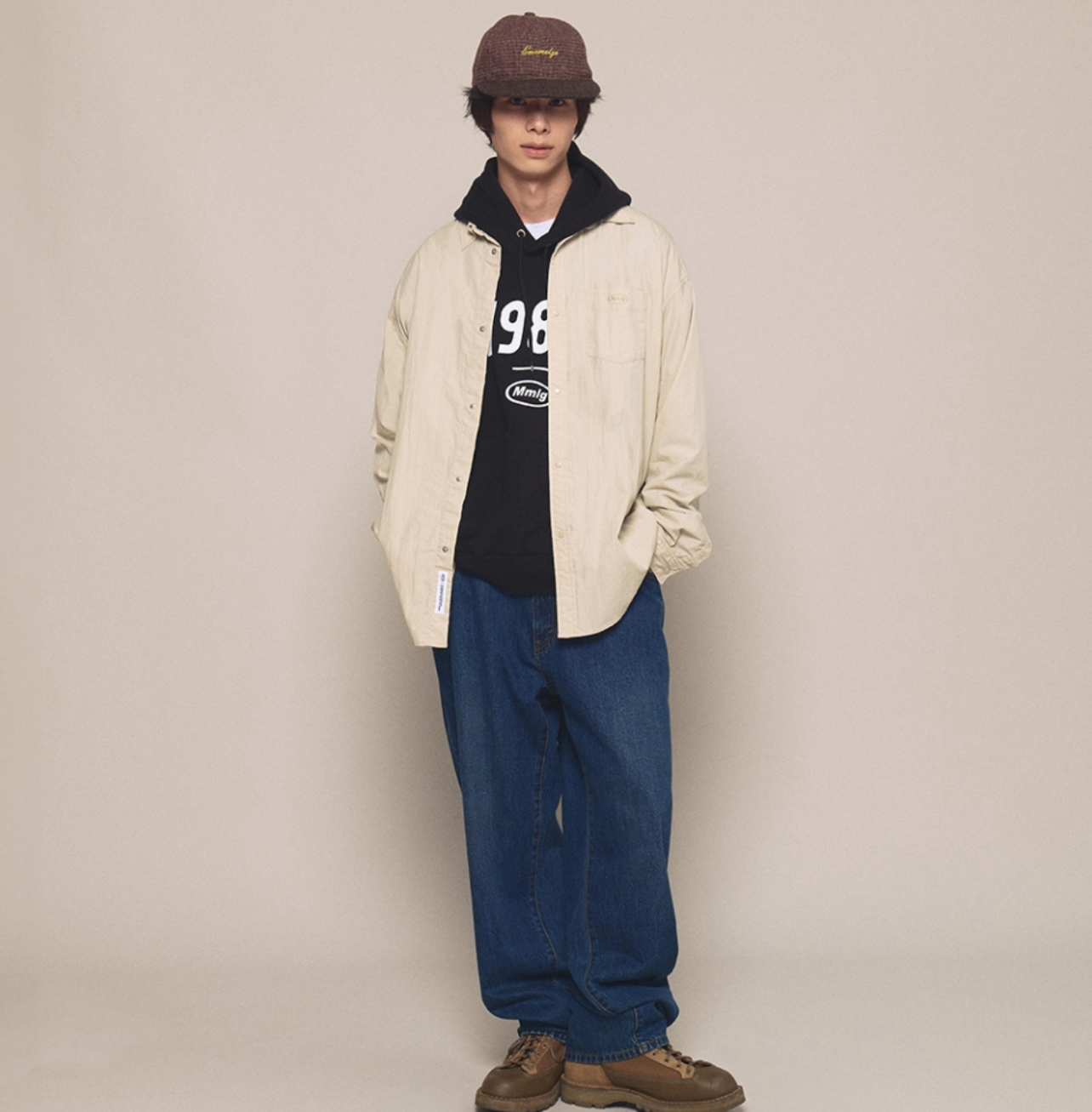 韓國 Mmlg WASHED SERIES SHIRT【ML087】