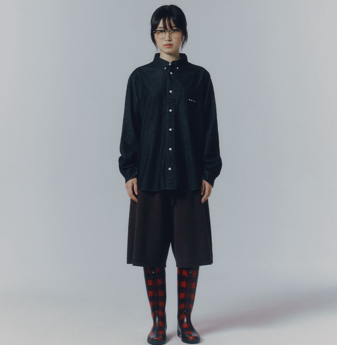 韓國 Mmlg LABLE M DENIM SHIRTS【ML096】