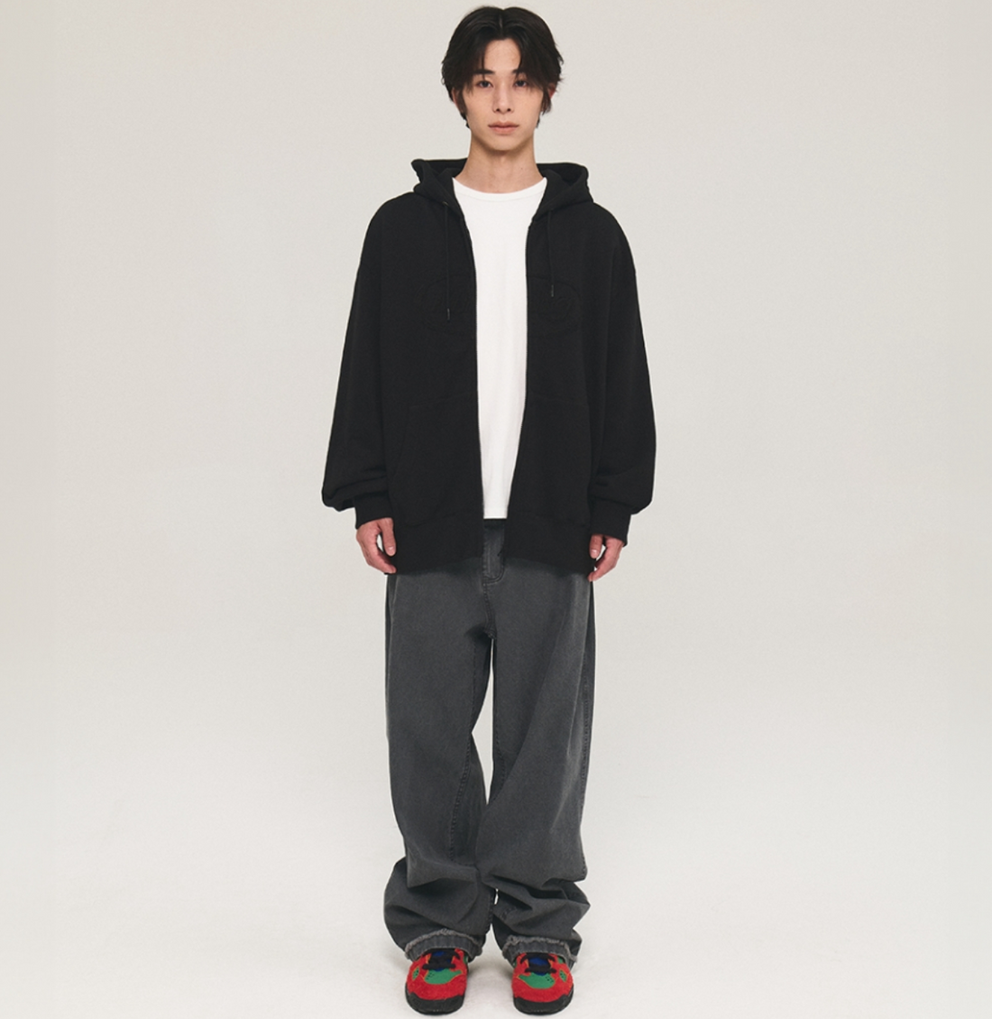 韓國 Mmlg WASHED WIDE PANTS【ML102】