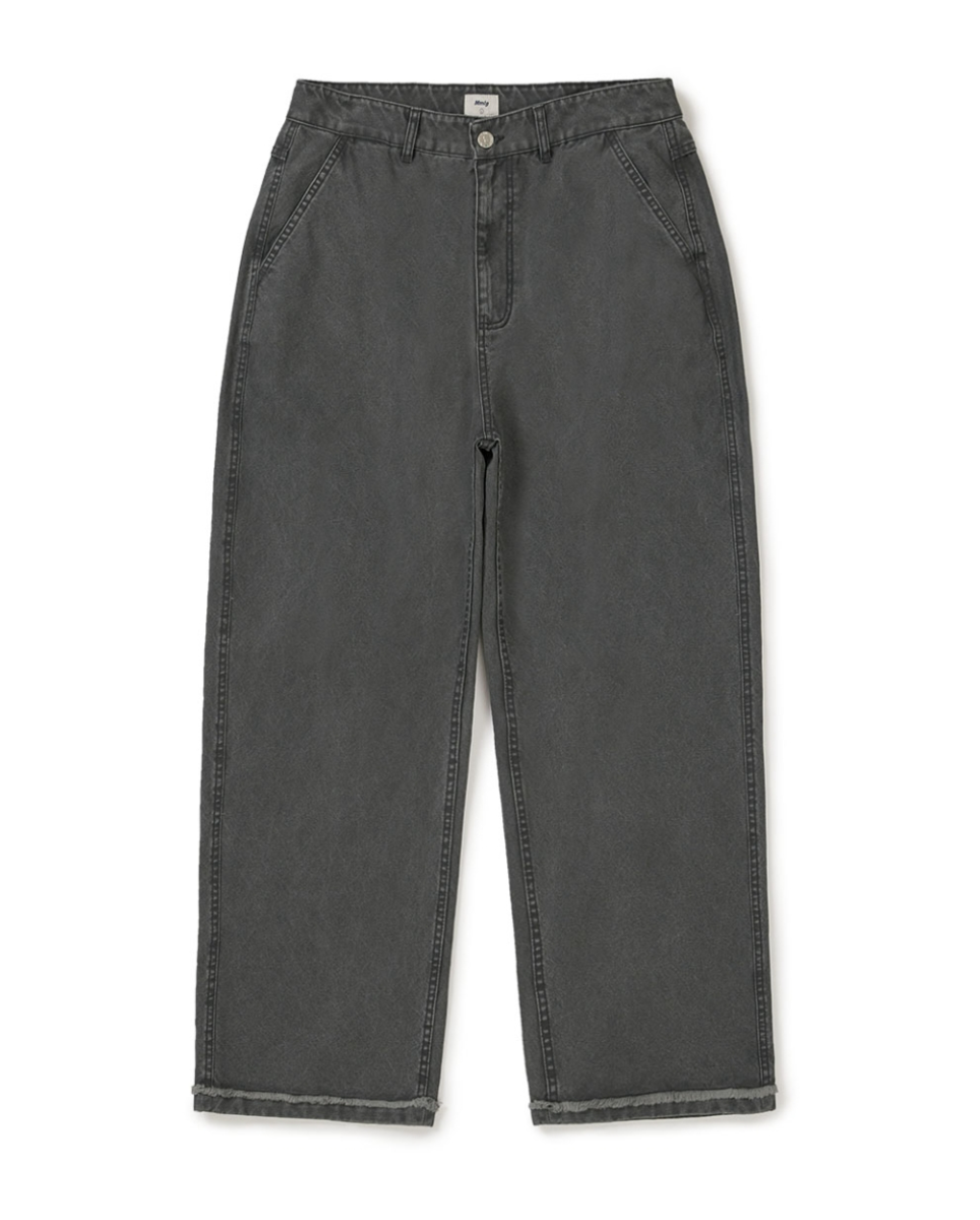 韓國 Mmlg WASHED WIDE PANTS【ML102】