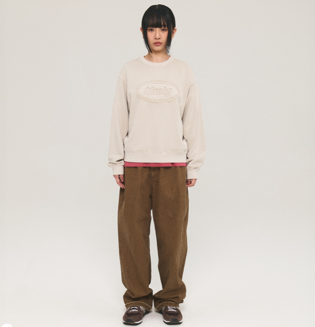 韓國 Mmlg WASHED WIDE PANTS【ML102】