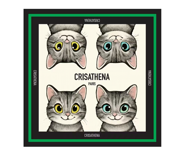 Crisathena Paris Scarf【SM208】