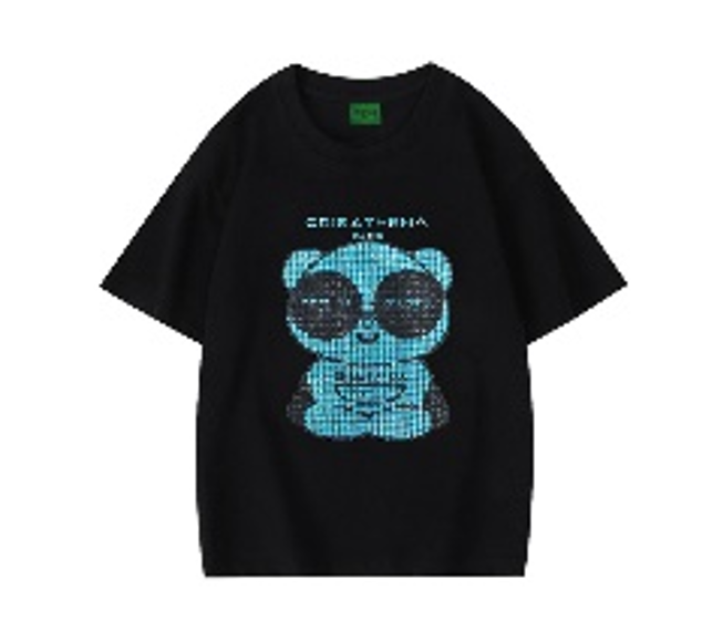 Crisathena X Chill Panda Glam T-shirt【SM205】