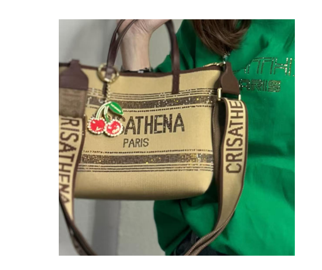 Crisathena Glam Légèreté Small Tote Bag W/CZ【SM166】