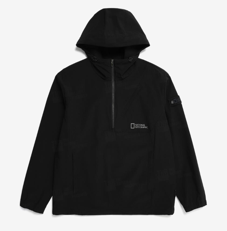 【現貨】韓國 National Geographic Woven Training Anorak Zip-Up【NG044】