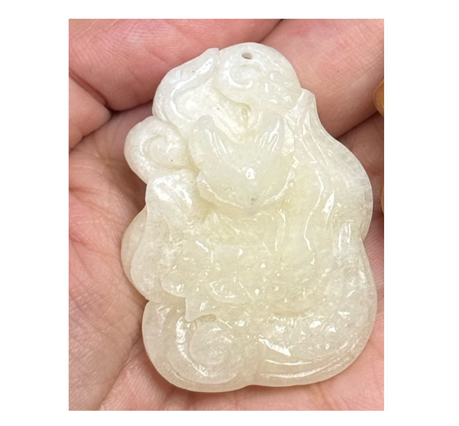 龍宮舍利 光明舍利九尾狐仙 手工雕刻【SE260】