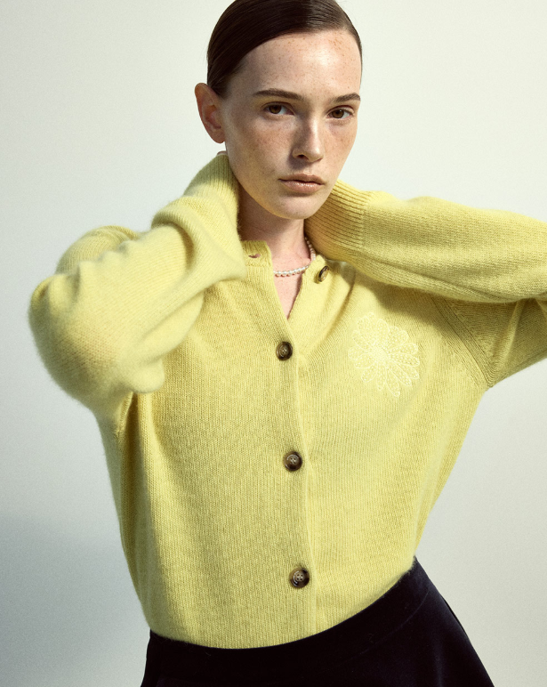 韓國 Mardi Mercredi Raccoon Blended Cardigan Round Neck【MM167】