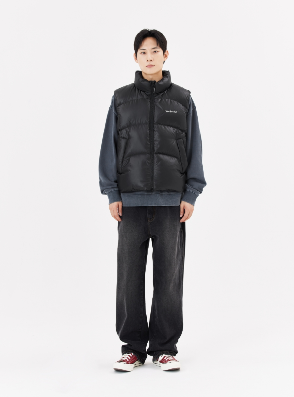 韓國 Mark Gonzales Sign Logo Down Vest (鴨絨)【MG179】