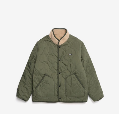 韓國 National Geographic Unisex Malay Mac Round Reversible Fleece Zip-Up【NG047】