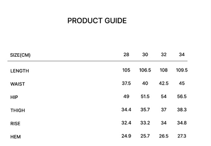 韓國 Marithe Francois Girbaud M Wide Raw Denim Pants【MF767】