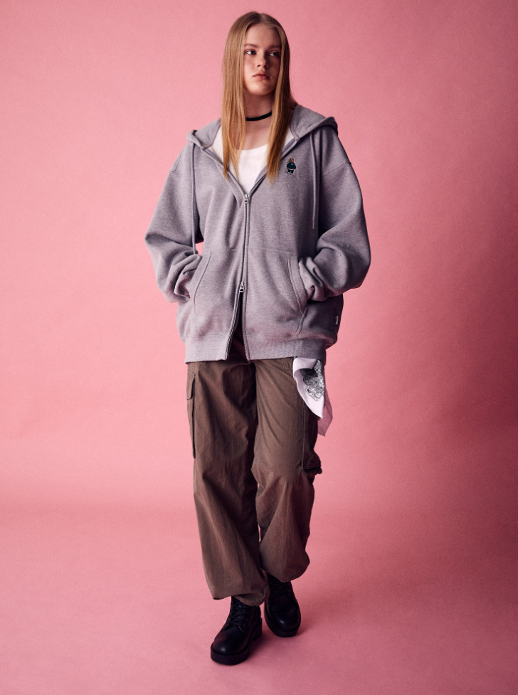 韓國 WhoAU Steve Hood Zip-up【WA251】