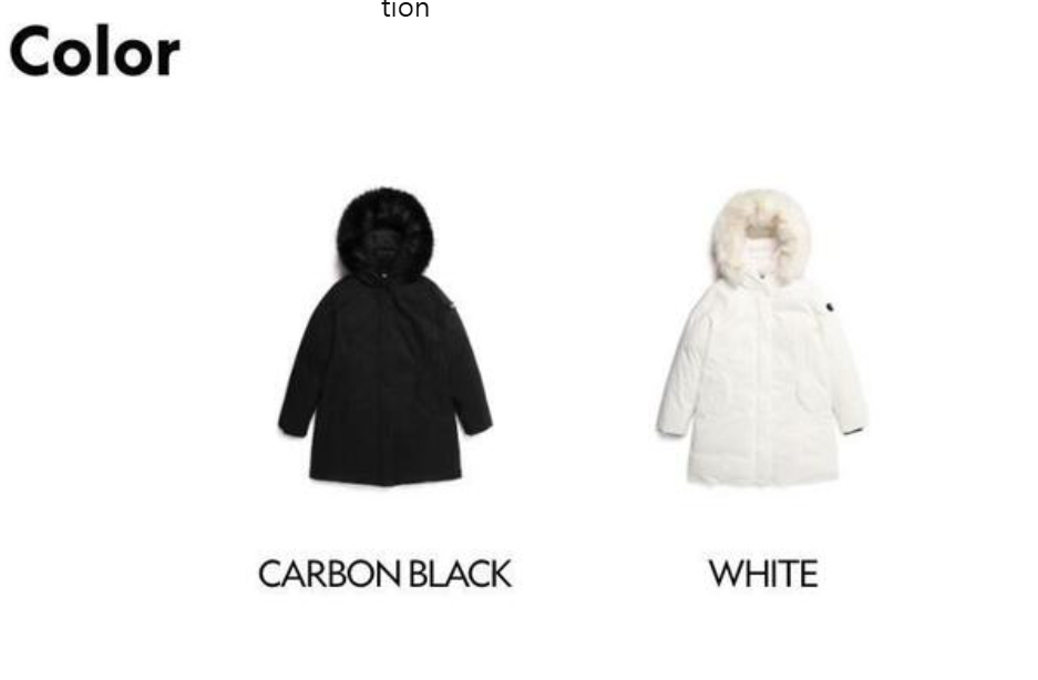 韓國 National Geographic Women's Walrus Fur Trimmed Long-Length Goose Down Jumper (鵝絨)【NG085】