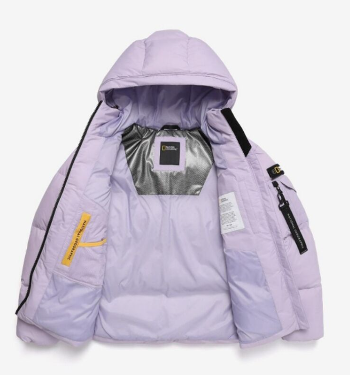 韓國 National Geographic Women's Golden Mall Short-Length Goose Down Hoodie Jumper (鵝絨)【NG064】
