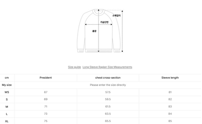 韓國 Phyps Mesh Motorcycle Raglan Long Sleeve【PS048】