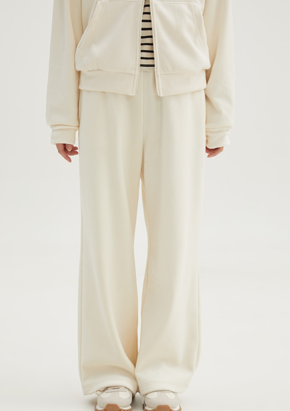 韓國 SPAO Corduroy Wide Banding Pants【SP297】