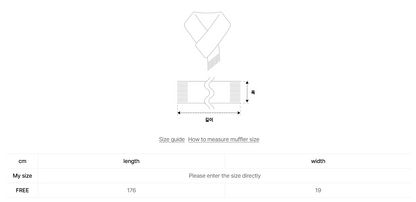 韓國 Mark Gonzales Striped Muffler【MG206】